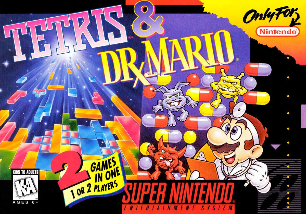 بازی تتریس و دکتر ماریو ( Tetris & Dr. Mario ) آنلاین + لینک دانلود || گیمزو